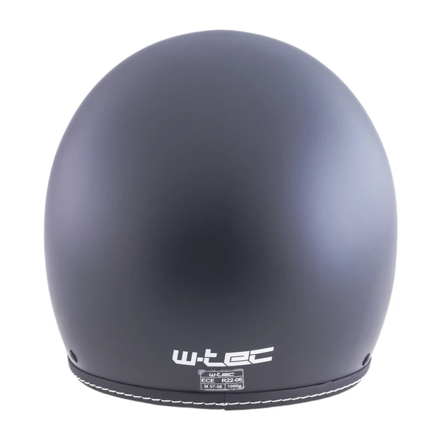 Kask motocyklowy na chopper W-TEC Badachos i gogle Steamrust
