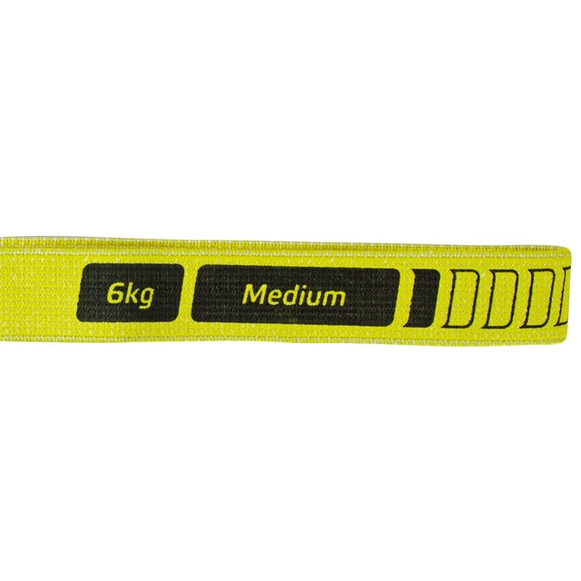 Guma oporowa do ćwiczeń fitness inSPORTline Rand Medium 208x3,3 cm / 6 cm - Różowy