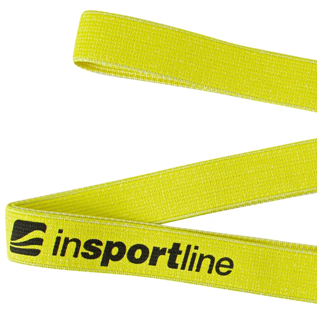 Guma oporowa do ćwiczeń fitness inSPORTline Rand Medium 208x3,3 cm / 6 cm - Różowy