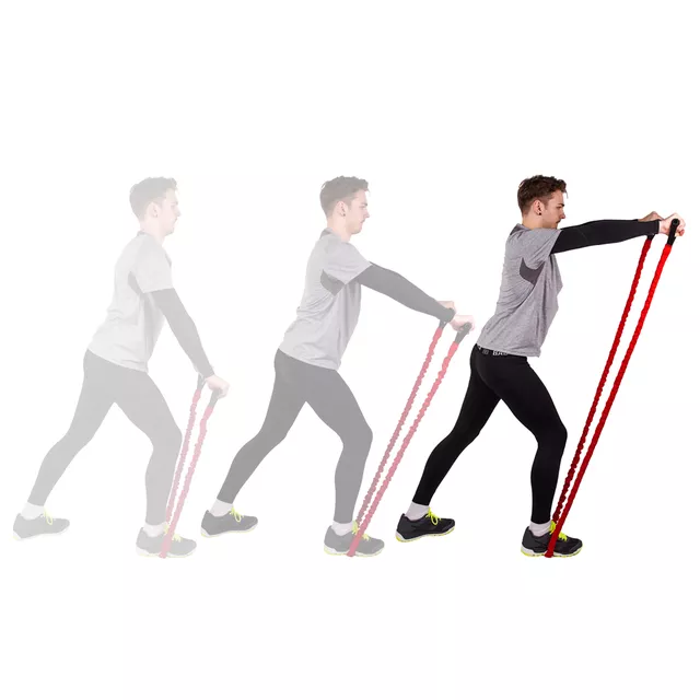 Guma do ćwiczeń fitness taśma ekspander inSPORTline Morpo 130x1,2 cm / 5 kg