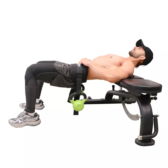 Pas obciążeniowy do mostka biodrowego inSPORTline Hiptra ∙ nośność 60 kg ∙ neoprenowa wyściółka ∙ antypoślizgowy ∙ zapięcie na rzep