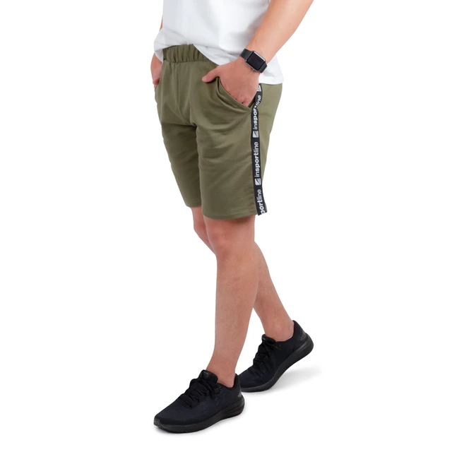 Męskie sportowe spodenki dresowe inSPORTline Easystrap - Khaki