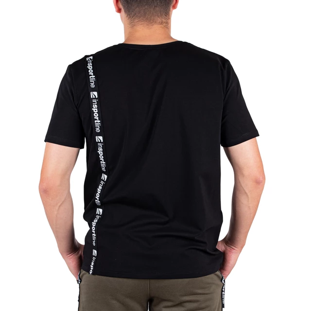 Koszulka T-shirt męski inSPORTline Sidestrap Man - Czarny
