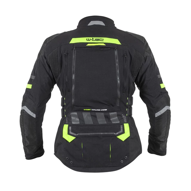 Męska kurtka motocyklowa W-TEC Aircross - Czarno-złoty