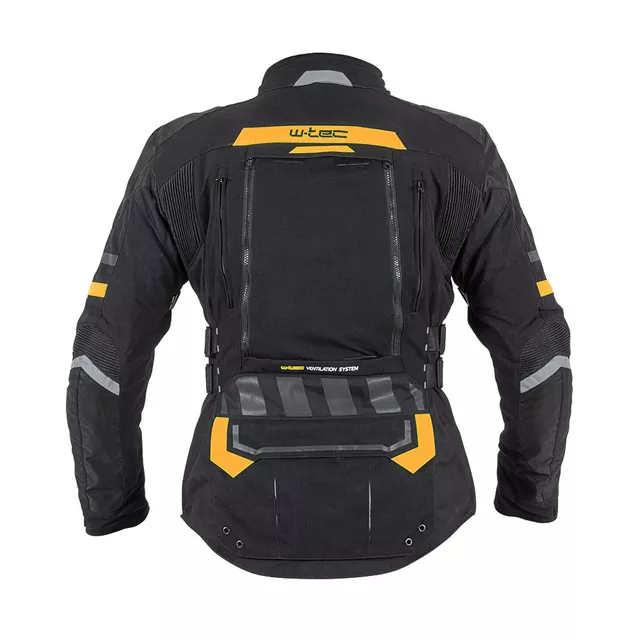 Męska kurtka motocyklowa W-TEC Aircross - Czarno-złoty