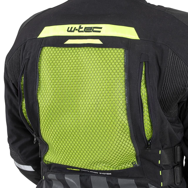 Męska kurtka motocyklowa W-TEC Aircross - Czarno-złoty