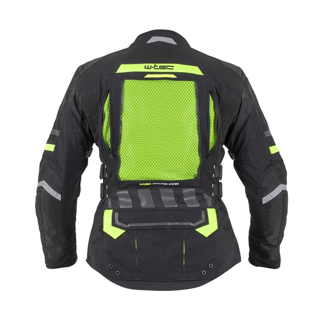 Męska kurtka motocyklowa W-TEC Aircross - Czarno-złoty