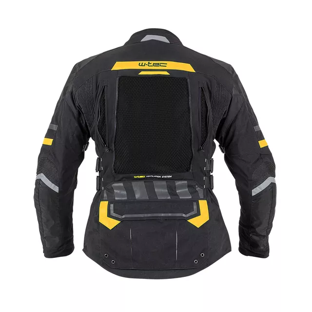 Męska kurtka motocyklowa W-TEC Aircross - Czarno-złoty
