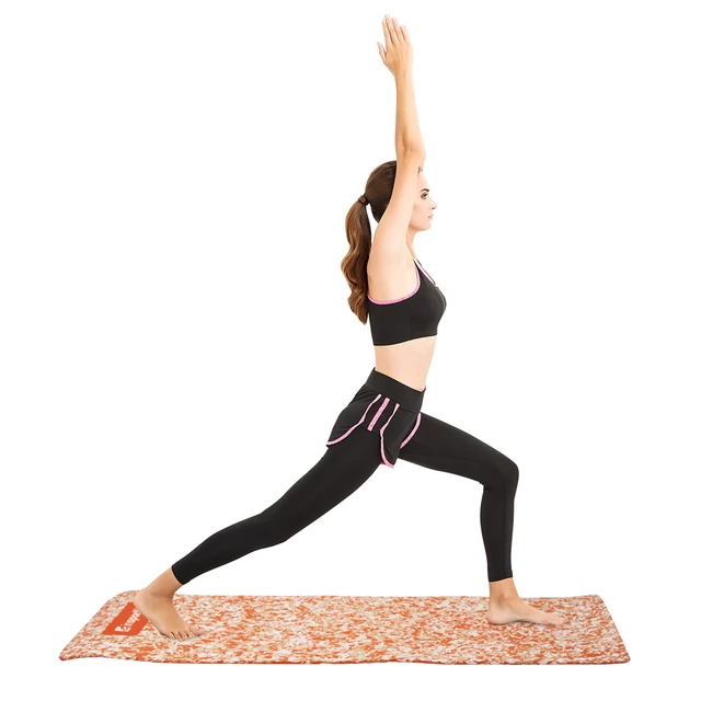 Mata do ćwiczeń fitness inSPORTline Camu 173x61x0,8 cm - Brązowy kamuflaż