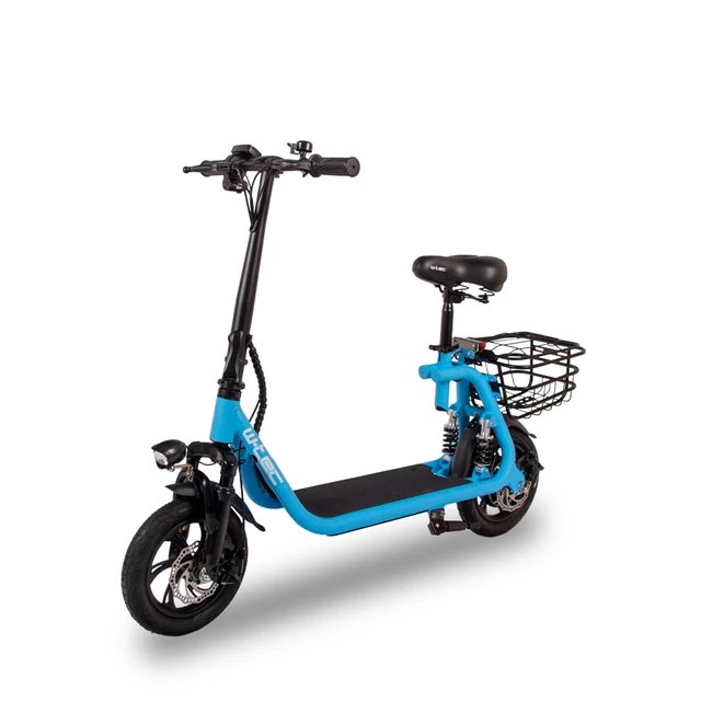 Hulajnoga elektryczna z siodełkiem W-TEC Billar II 500W 12" - Czerwony - Niebieski