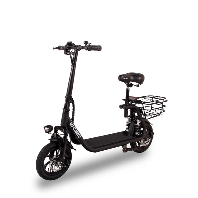 Hulajnoga elektryczna z siodełkiem W-TEC Billar II 500W 12" - Czerwony - Czarny