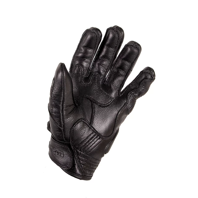 Skórzane rękawice motocyklowe W-TEC Trogir - Czarny
