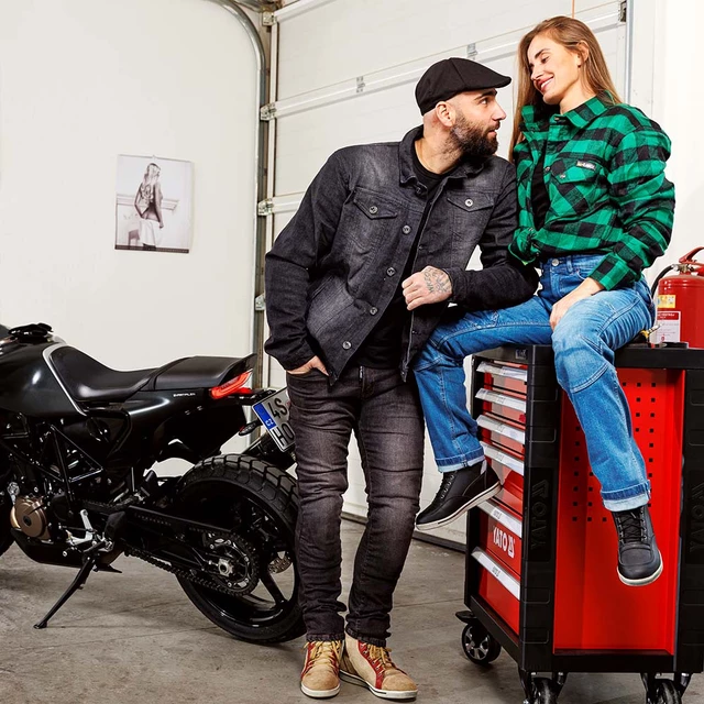 Koszula motocyklowa W-TEC Terchis - Żółty