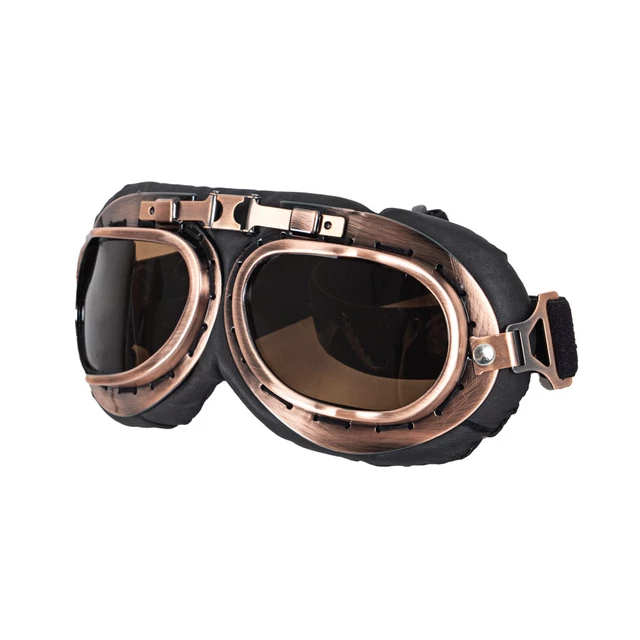Gogle vintage motocyklowe W-TEC Steamrust