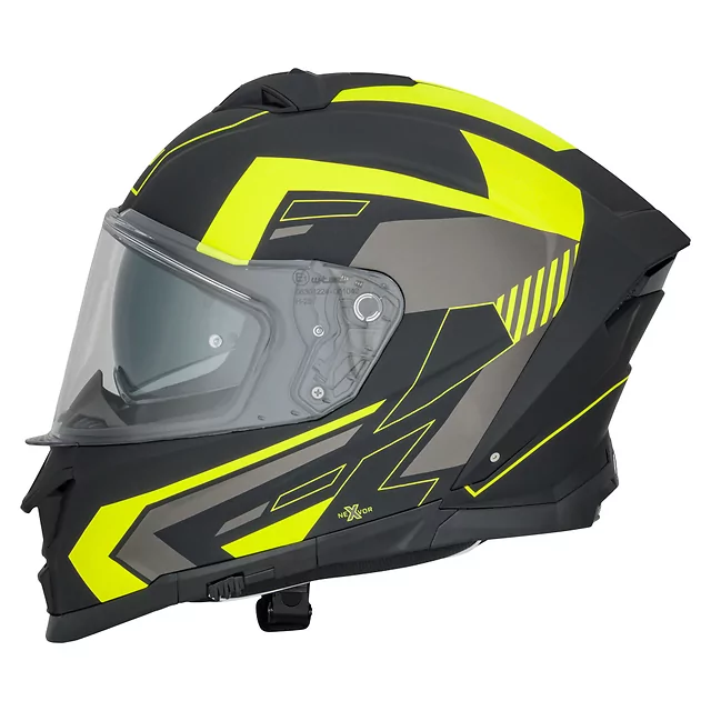 Kask motocyklowy integralny W-TEC Nexwor Graphic ∙ ece 22.06 ∙ blenda przeciwsłoneczna ∙ regulowana wentylacja - Szary