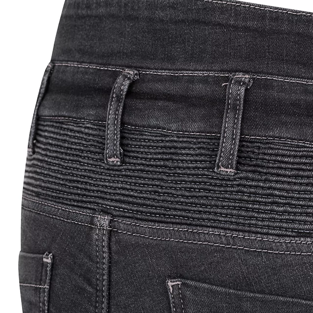 Damskie jeansy motocyklowe W-TEC Biterillo Lady ∙ aramid ∙ ochraniacze ∙ wentylacja ud ∙ wysoki stan ∙ elastyczne panele