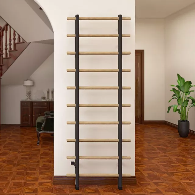 Drabinka gimnastyczna inSPORTline Wootamax 220x80 cm z drążkiem i poręczami