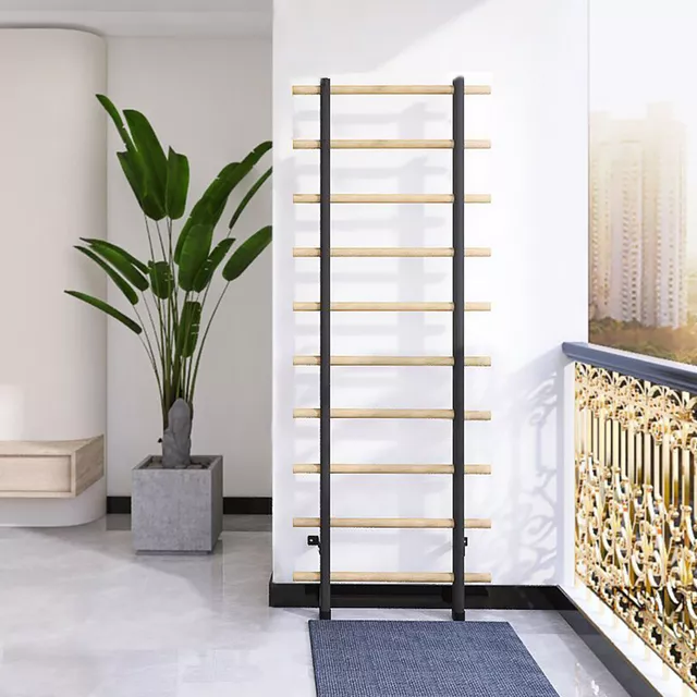 Drabinka gimnastyczna inSPORTline Wootamax 220x80 cm z drążkiem i poręczami