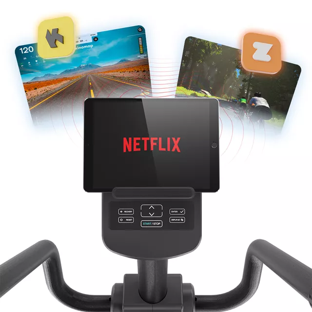 Poziomy rower treningowy inSPORTline ZenSeat 100 ∙ 2w1 ∙ elektromagnetyczny ∙ rehabilitacyjny ∙ 25 programów ∙ 16 poziomów oporu ∙ stabilny ∙ Bluetooth