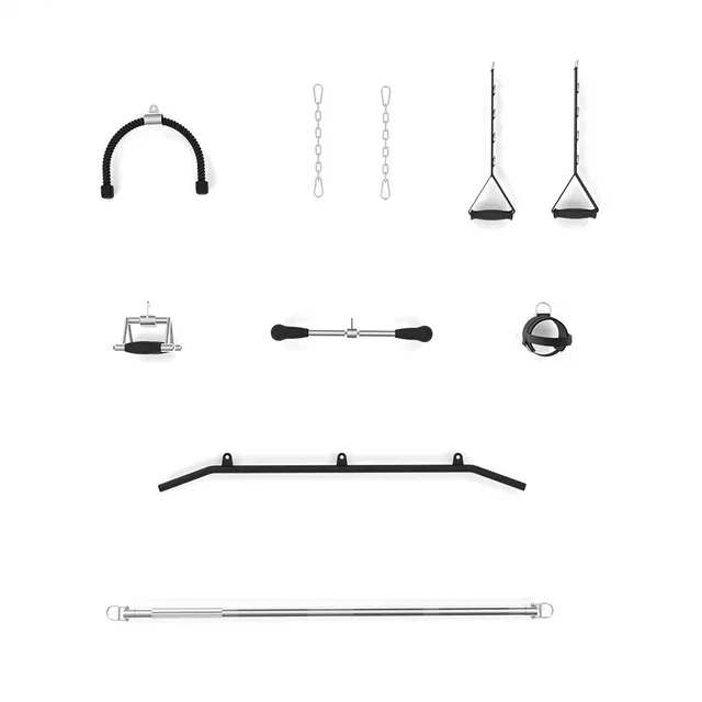 Profesjonalna wielofunkcyjna brama do ćwiczeń inSPORTline CC550 ∙ podwójne koła pasowe ∙ 180 kg ∙ 6 uchwytów ∙ przechowywanie akcesoriów ∙ trening 360°