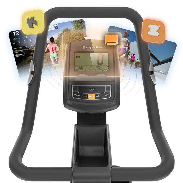 Stepper inSPORTline ZenPeak 50 ∙ ciche działanie ∙ zasilanie bateryjne ∙ łączność z Zwift i Kinomap ∙ nośność 120 kg