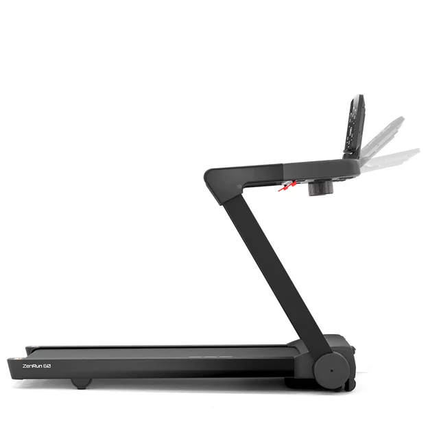 Bieżnia elektryczna z lustrem inSPORTline ZenRun 60 ∙ składana ∙ 22 km/h ∙ nośność 150 kg ∙ 4 KM ∙ HRC ∙ Zwift/Kinomap