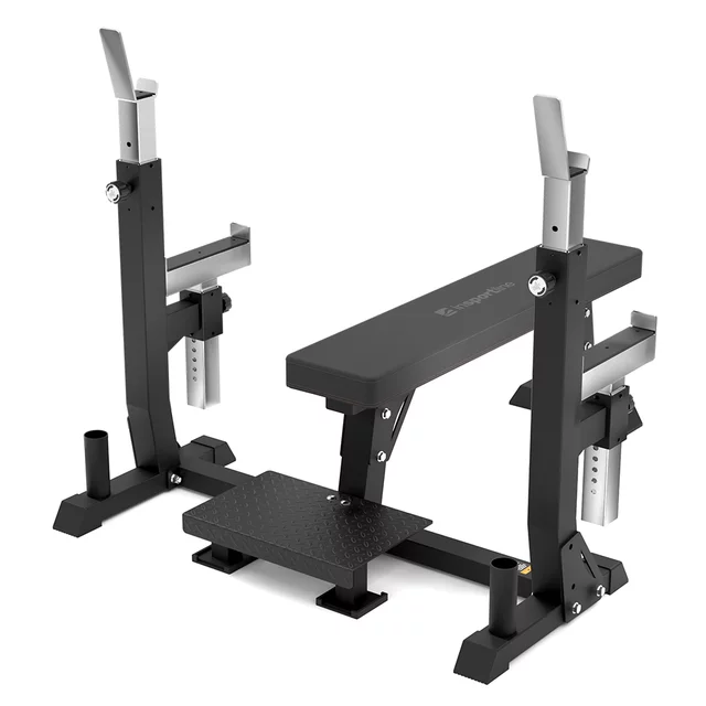 Ławka do wyciskania Bench Press inSPORTline X-NT BP20 ∙ nośność 500 kg ∙ stojak 350 kg ∙ podest asekuranta