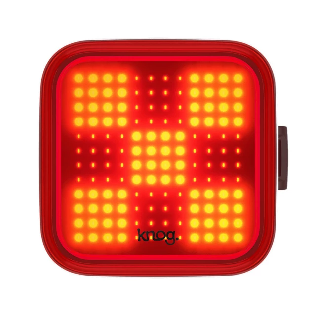 Lampka rowerowa tylna USB światło migające KNOG Blinder Grid