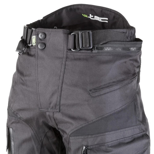 Męskie spodnie motocyklowe W-TEC Kaluzza - Czarny
