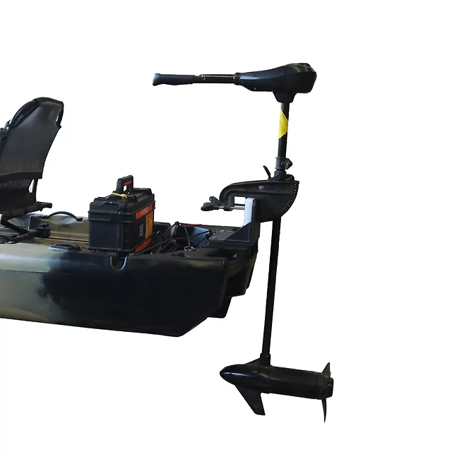 Silnik zaburtowy elektryczny inSPORTline A43 ∙ siła ciągu 55 lb ∙ moc 636 W ∙ 12 V ∙ teleskopowy rumpel ∙ wskaźnik LED