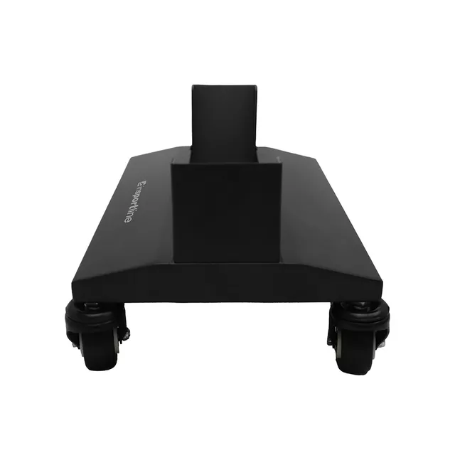 Stojak do panelu LED na podczerwień inSPORTline Lustar ∙ z kółkami ∙ z hamulcem - Czarny