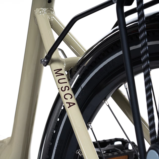 Miejski rower elektryczny Levit Musca Urban MX 468 28" - Latte