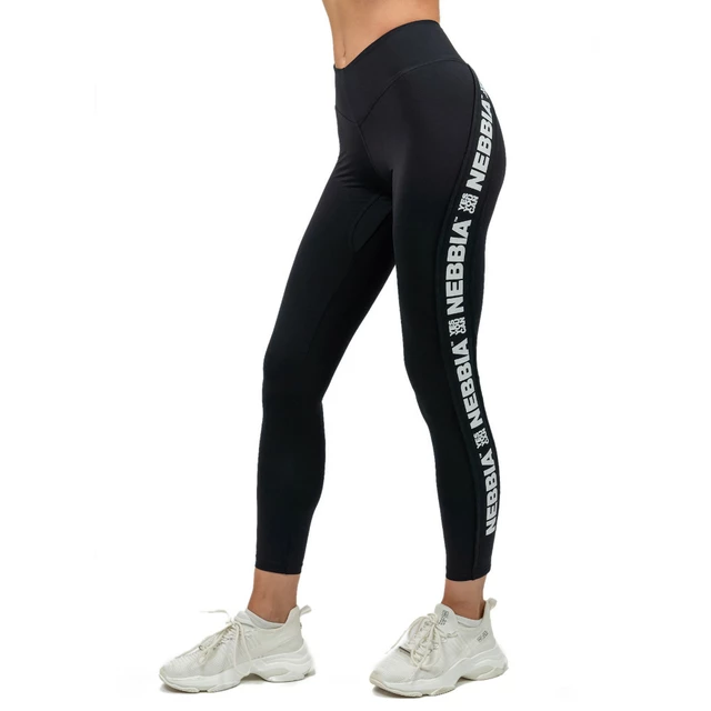Legginsy z wysokim stanem Nebbia ICONIC 209 - Czarny