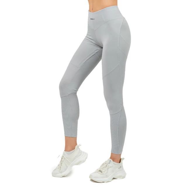 Legginsy modelujące z wysokim stanem Nebbia GLUTE PUMP 247 - Jasny fiolet