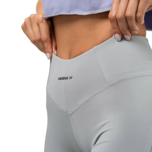 Legginsy modelujące z wysokim stanem Nebbia GLUTE PUMP 247 - Jasny fiolet