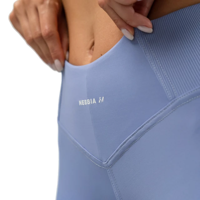 Legginsy modelujące z wysokim stanem Nebbia GLUTE PUMP 247 - Jasny fiolet