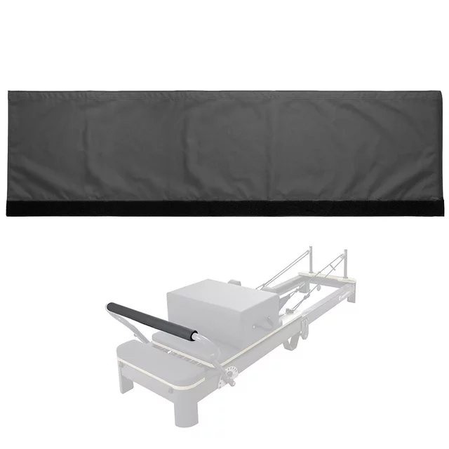 Zapasowy pokrowiec na uchwyt do reformera pilates inSPORTline Comfolder i Comfolder EVO ∙ szybkie mocowanie na rzep ∙ skóra PU - Czarny - Antracyt