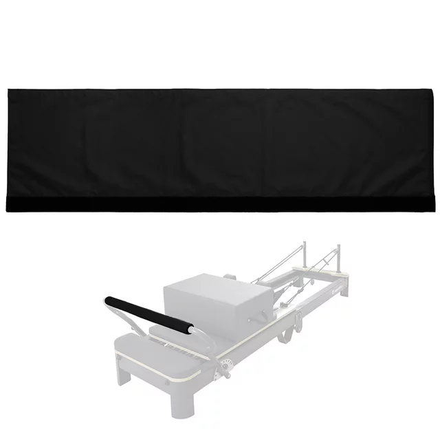 Zapasowy pokrowiec na uchwyt do reformera pilates inSPORTline Comfolder i Comfolder EVO ∙ szybkie mocowanie na rzep ∙ skóra PU - Czarny - Czarny