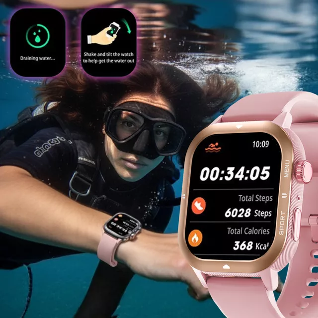 Smartwatch sportowy inSPORTline Melagra ∙ wodoodporny ∙ funkcja rozmów ∙ asystent AI ∙ monitorowanie tętna i snu ∙ 100+ trybów ∙ bateria do 25 dni