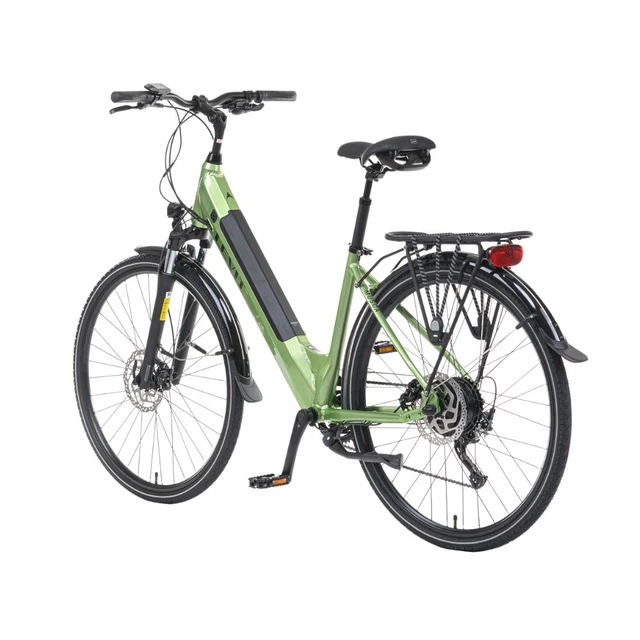 Miejski rower elektryczny z oświetleniem Levit Musca Urban HD 468 28" - Orange Pearl, 18" (160-180 cm)