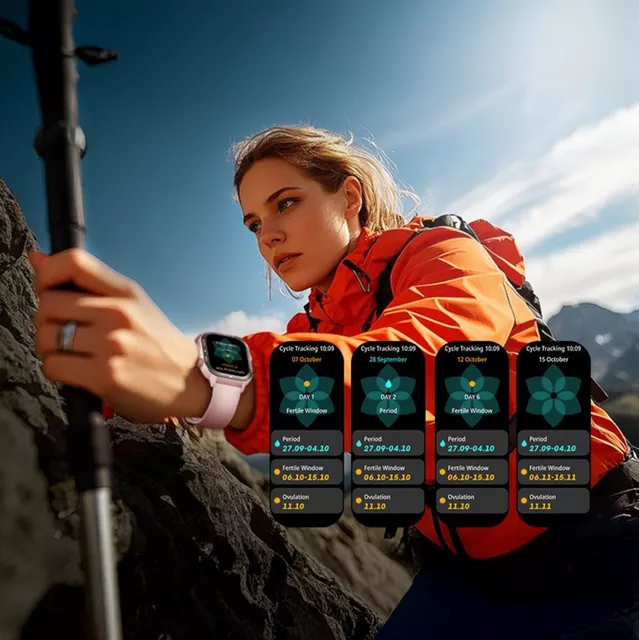 Smartwatch sportowy inSPORTline Melagra ∙ wodoodporny ∙ funkcja rozmów ∙ asystent AI ∙ monitorowanie tętna i snu ∙ 100+ trybów ∙ bateria do 25 dni