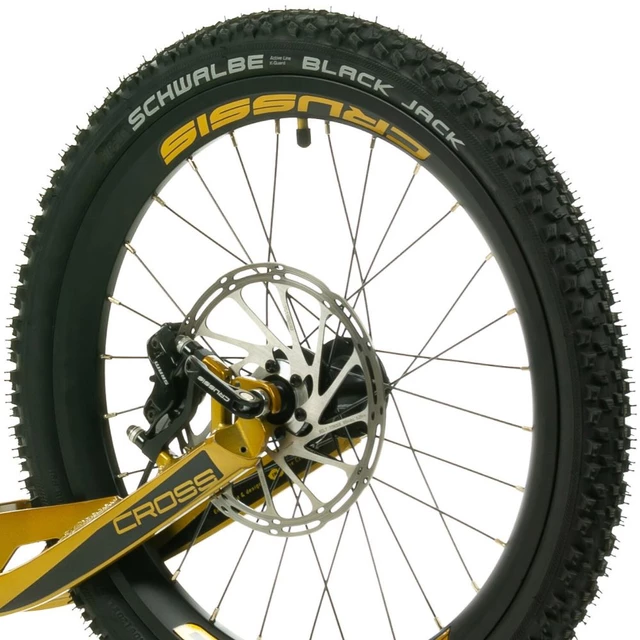 Hulajnoga Crussis Cross 9.2-1 złoto-czarna 27,5/20"