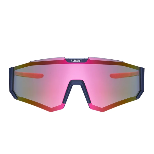 Sportowe okulary przeciwsłoneczne Altalist Kizuna Polarized - biało-niebieski z niebieskimi okularami