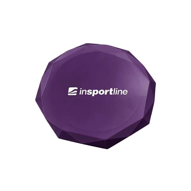 Podkładka fitness pod kolana inSPORTline Octazone 18x18x2 cm ∙ anatomiczna ∙ gęsta pianka PU ∙ amortyzacja wstrząsów ∙ ochrona stawów - Czarny