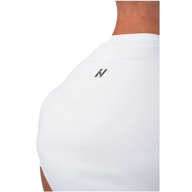 Męska koszulka T-shirt Nebbia Minimalist Logo 291 - Biały