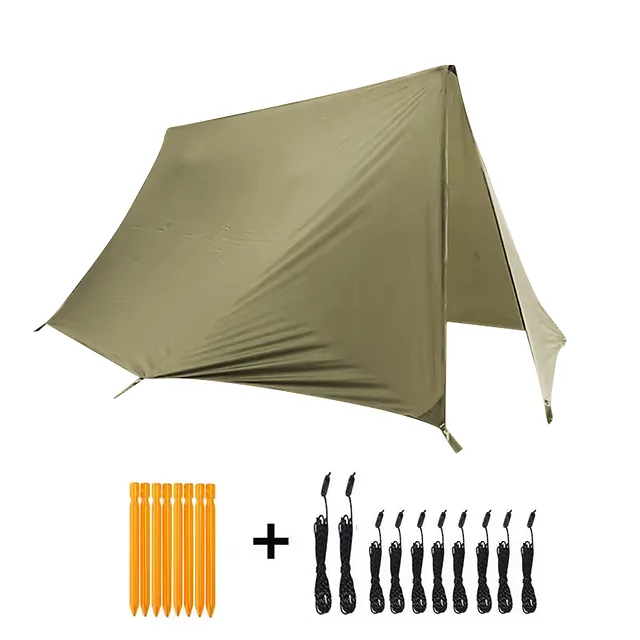 Osłona przeciwdeszczowa na hamak inSPORTline Traveler WT4 ∙ tarp ∙ wodoodporność 2000 mm ∙ ochrona przed słońcem ∙ poliester 210T PU