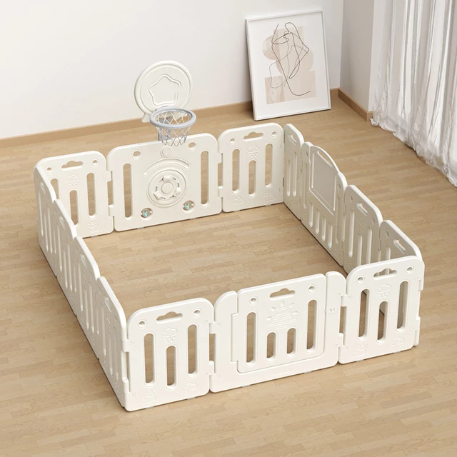 Wielofunkcyjny plac zabaw inSPORTline Klaudino Max 200x180 cm ∙ kojec dla maluchów ∙ zjeżdżalnia ∙ huśtawka ∙ obręcz do kosza ∙ edukacyjne tablice