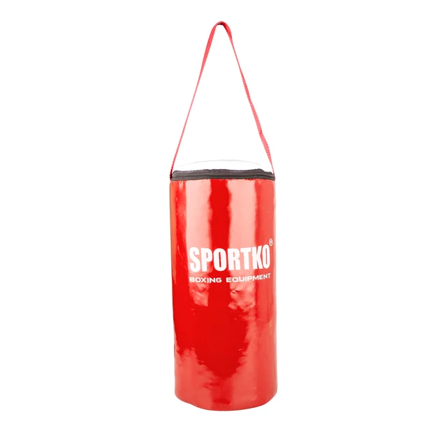 Dziecięcy worek treningowy SportKO MP10 19x40cm / 3kg - Niebiesko-żółty - Czerwono-Biały