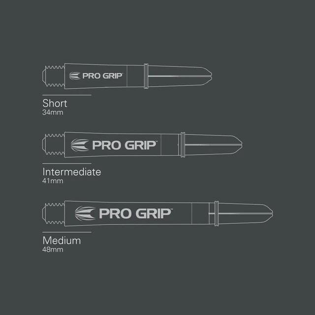 Nasadki do lotki Target Pro Grip Vision Yellow Intermediate 3 sztuki