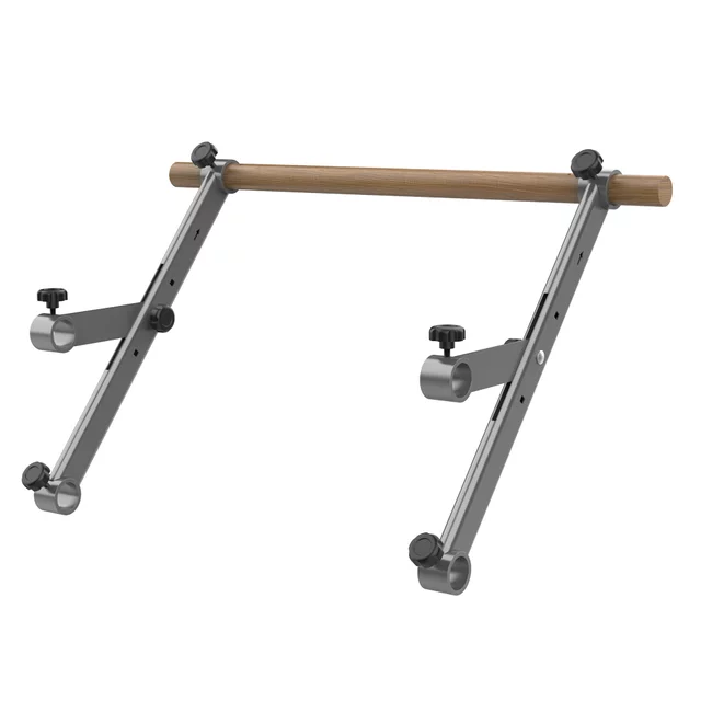Drabinka gimnastyczna inSPORTline Wootaline 199x80 cm ∙ z drążkiem i poręczami ∙ nośność 150 kg ∙ rama stal/drewno